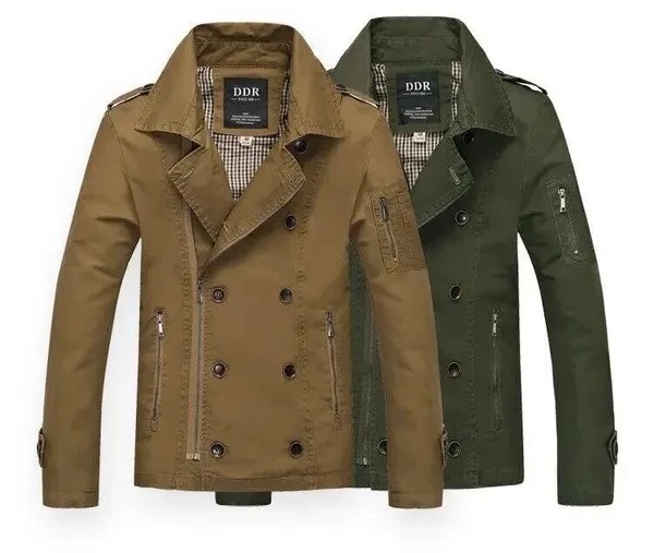 Mens Jackets Clothes Zip Up Buttons Travel Portable Sports Casual Coats Jackets