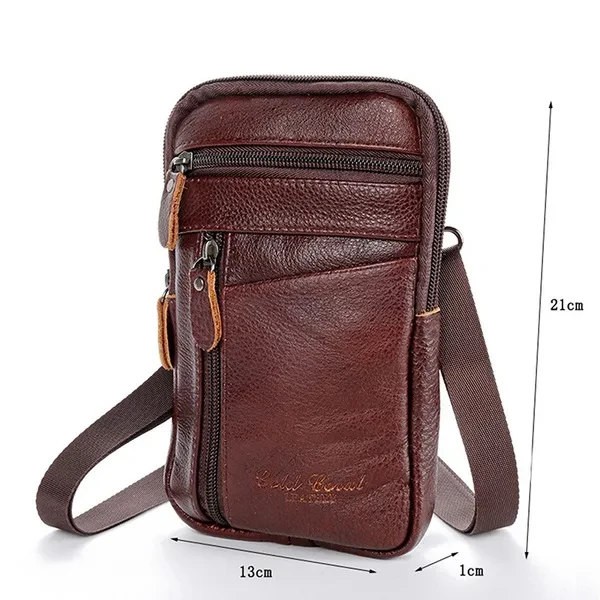Men's Satchel Mini Crossbody Bags Shoulder Multi-Function Phone Bag Outdoor Sports Bag