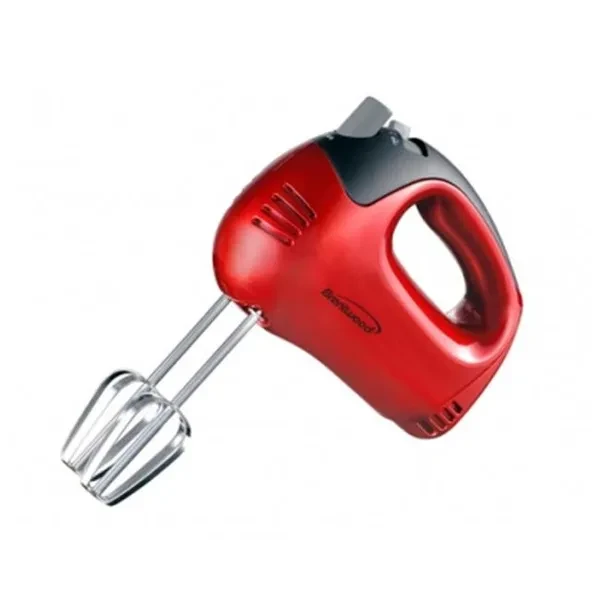 Brentwood Appliances HM-46 5-Speed Hand Mixer - Red