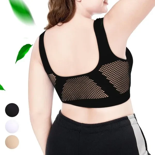 Breathable Sports Bra Top Fitness Women Brassiere Removable Padded Sport Bra Running Gym Seamless Push Up Bras