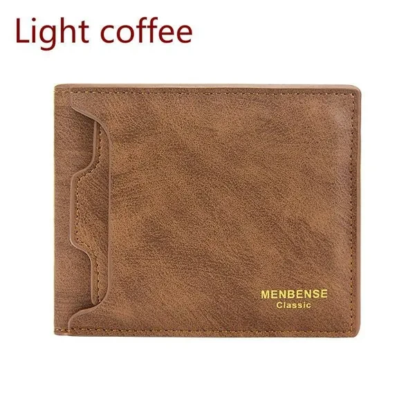 New Fashion Casual Men Wallet Genuine Leather Purses ID Cards Multi Card Drawer Short Men's Wallet