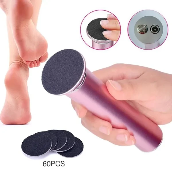 Electric Foot Callus Remover Upgraded Rechargeable Foot Callus Removal Device Foot Care Machine with Replaceable Sandpaper