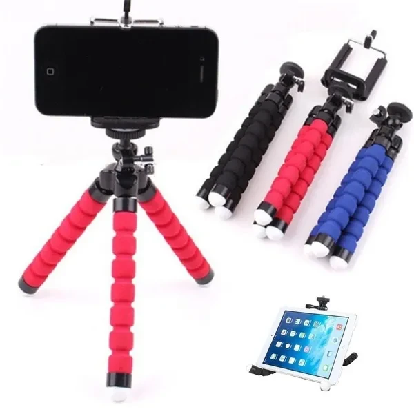 Mobile Phone Holder Flexible Octopus Tripod Bracket for Mobile Phone Camera Selfie Stand Monopod Support