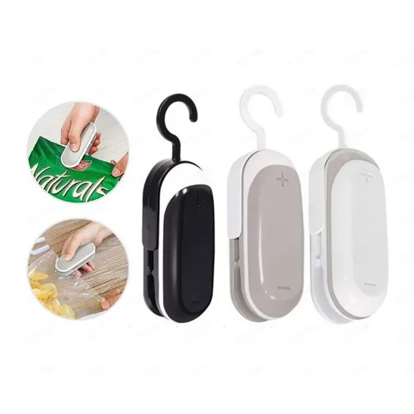 Mini Sealing Machine Small Household Plastic Sealing Machine Snack Moisture-proof Sealing Artifact Portable Hand Pressing Plastic Bag Sealing Machine