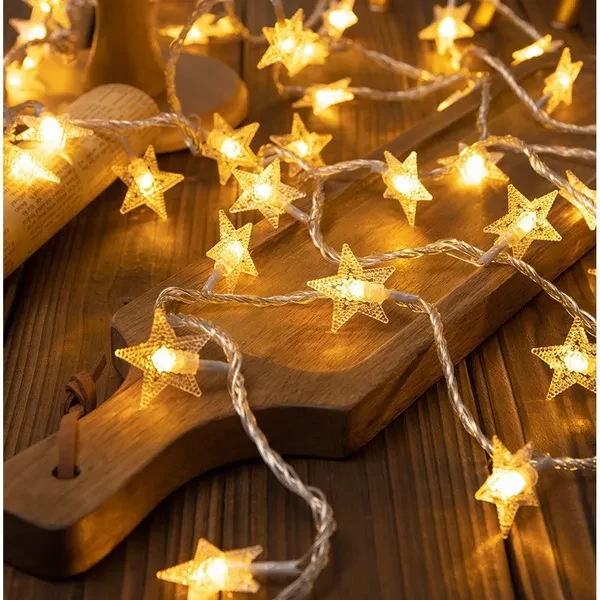 Multiple Styles String Lights,1.5-6M Fairy Lights SolarBatteryUSB Powered LED Lights for Outdoor Indoor Bedroom Party Wedding Garden Patio Christmas Tree Decor