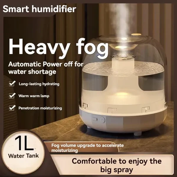 humidifier smart home large capacity atomizer, USB desktop night light, small air purification humidifier